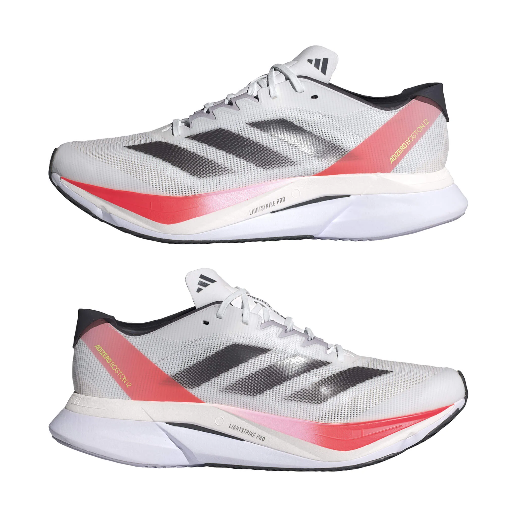 adidas | Men's Adizero Boston 12 Running Shoes - Ftwr White