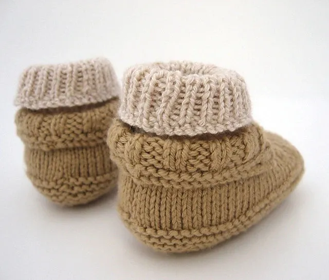 Baby Moc-a-Soc Booties Printed Pattern