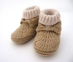 Baby Moc-a-Soc Booties Printed Pattern