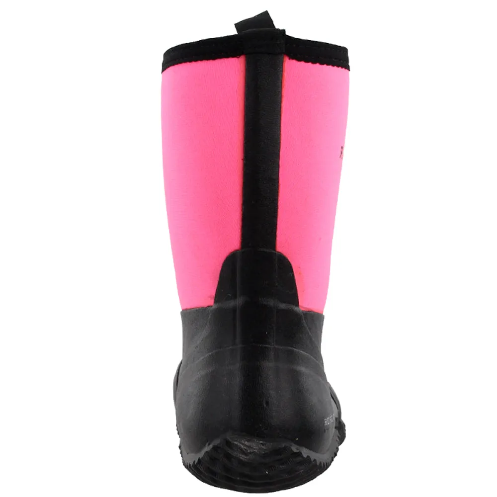 Barnyard 9 Inch Round Toe Rain Boots