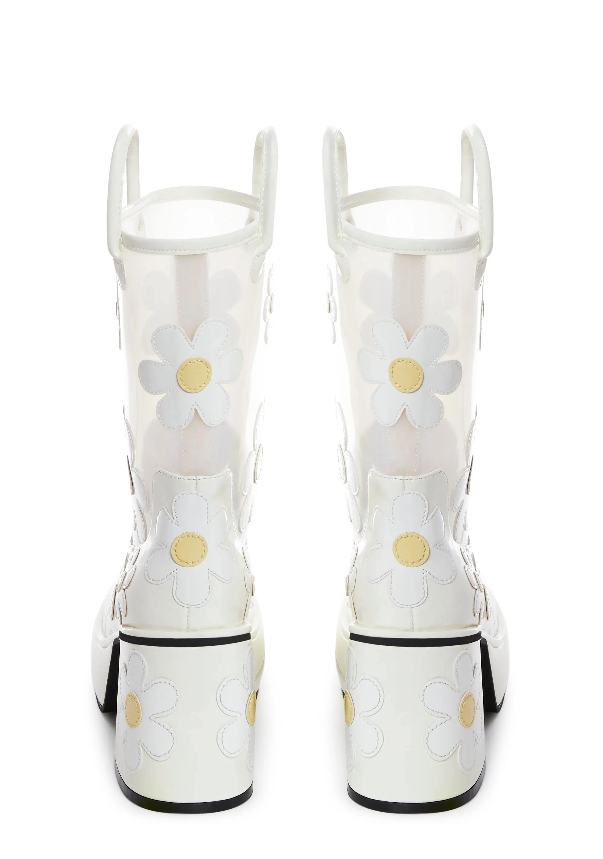 Chasing Daydreams Rain Booties - White