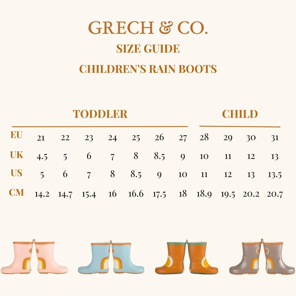 Children's Rain Boots - Burlwood