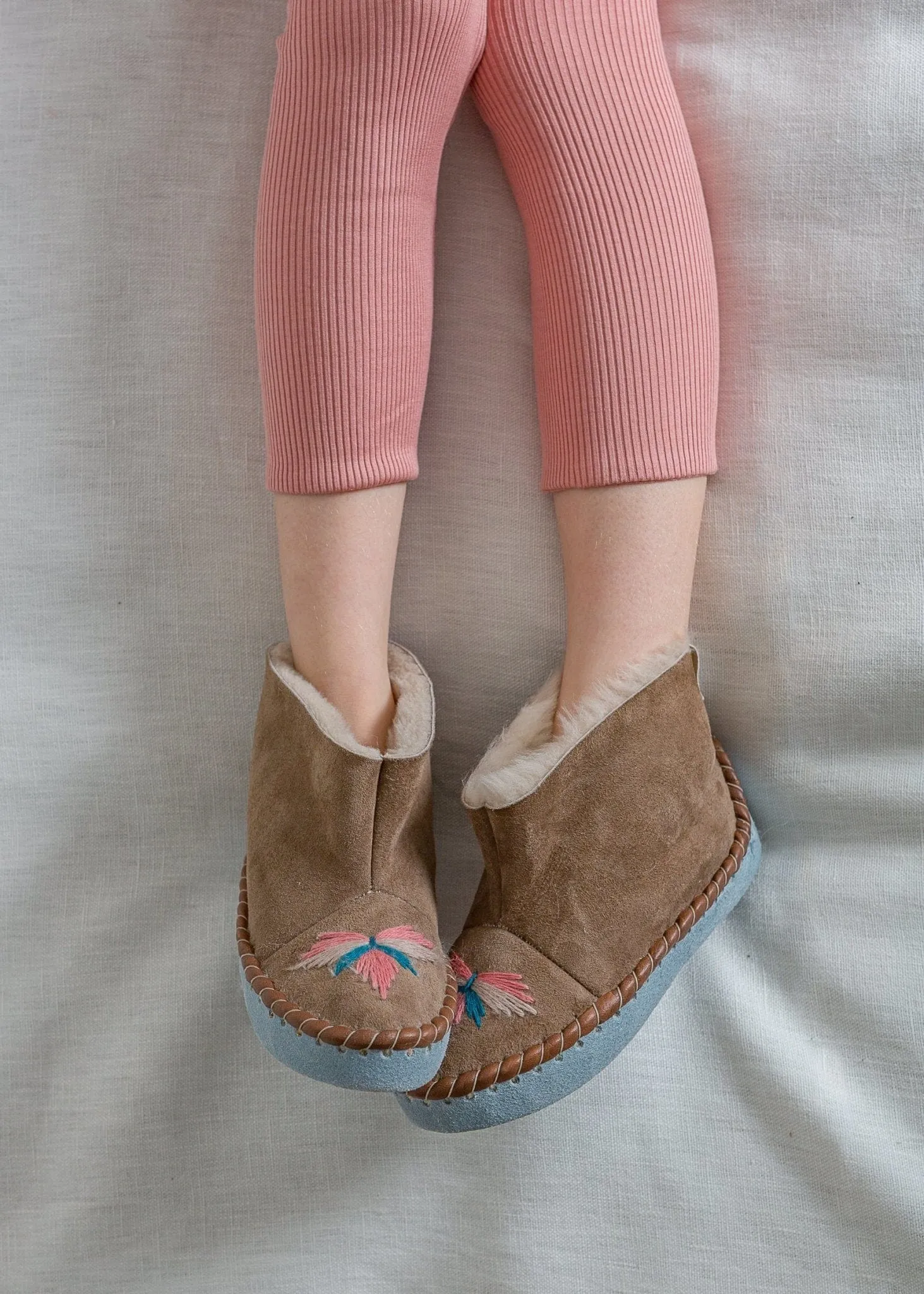 Children's Slipper Boots – Pepto Pink