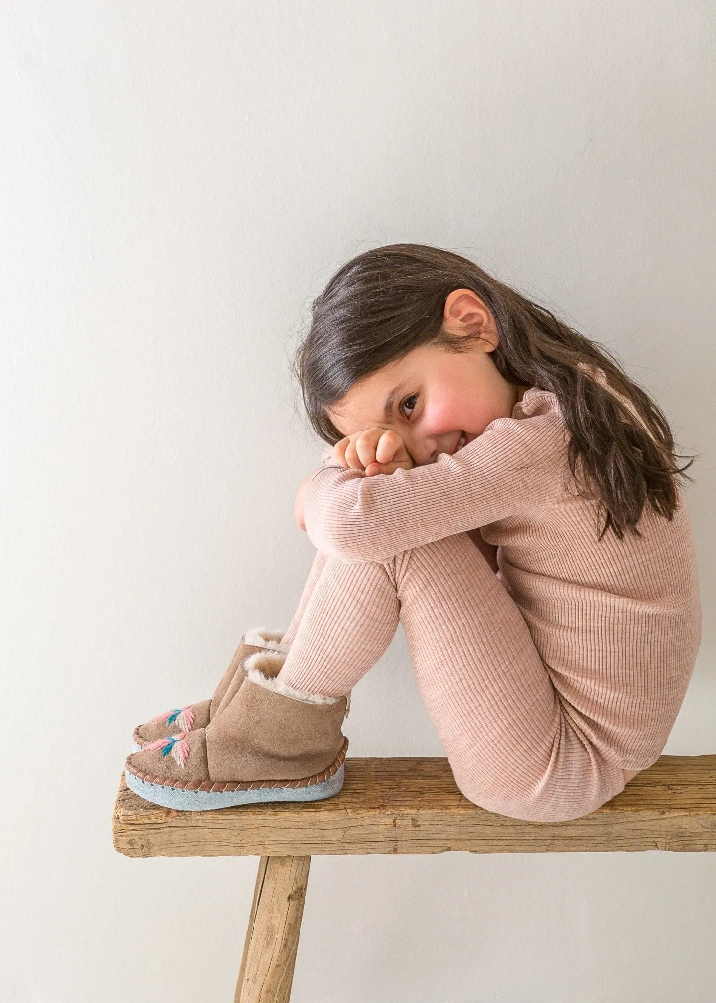 Children's Slipper Boots – Pepto Pink