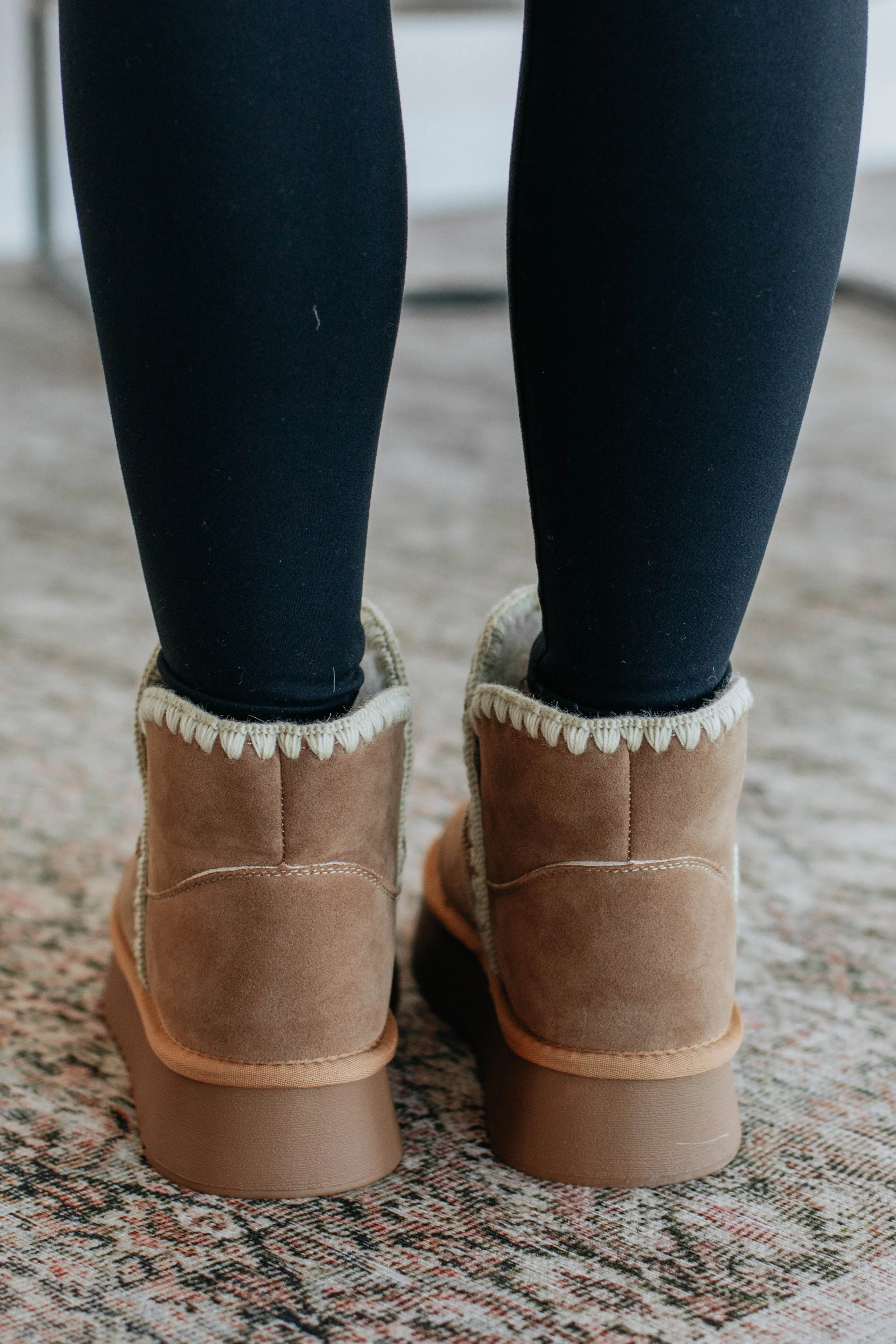 Committed To Cozy Boots - Camel