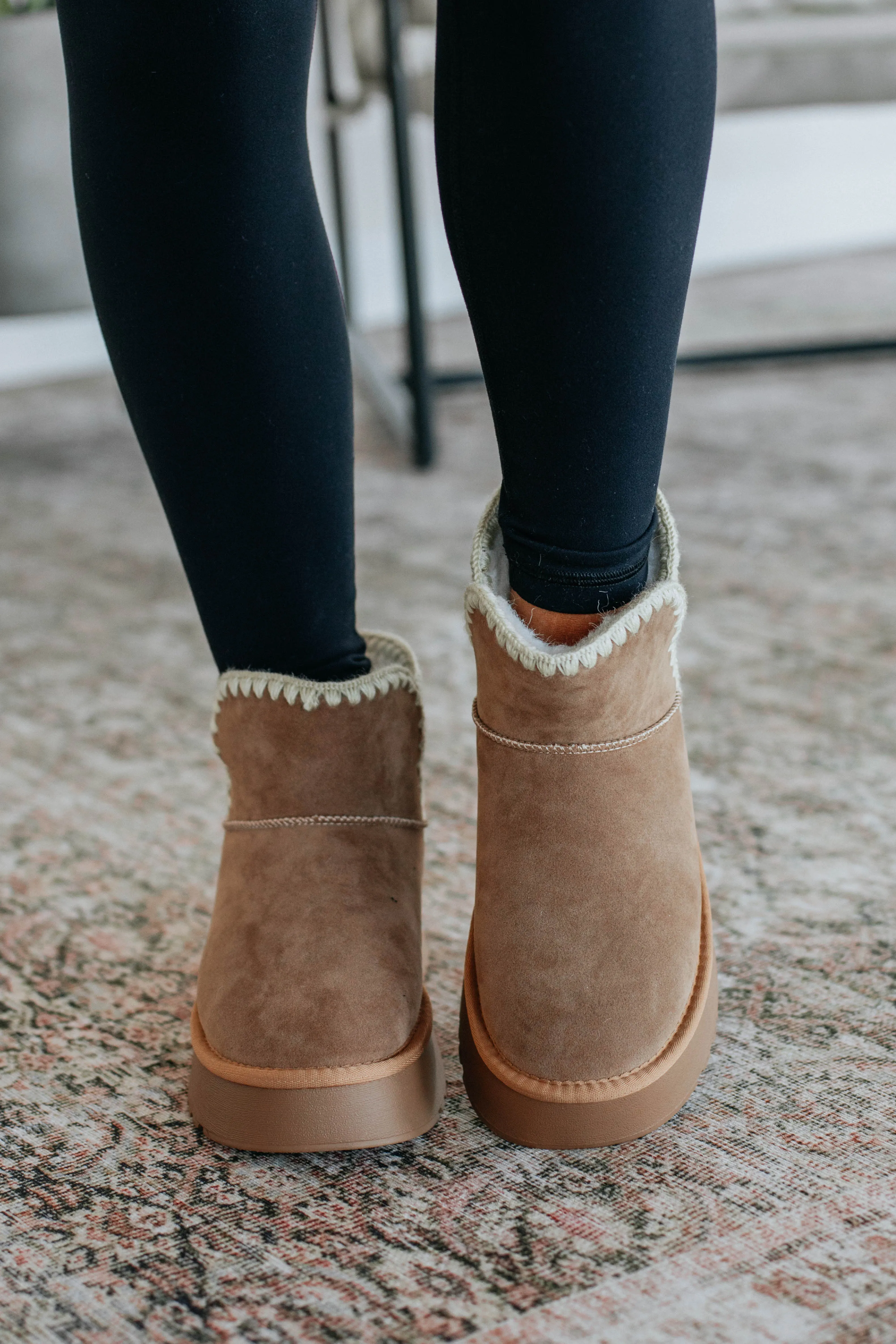 Committed To Cozy Boots - Camel