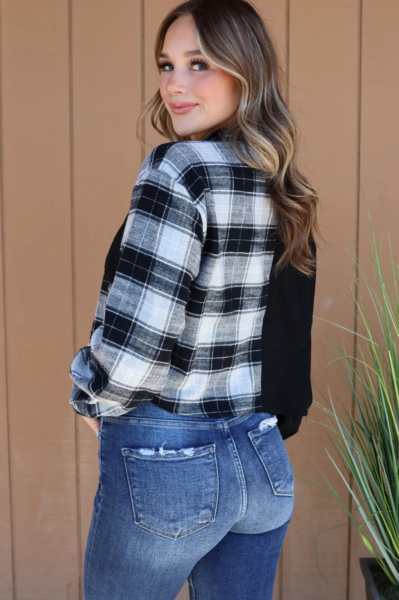 Country Cozy Flannel Top