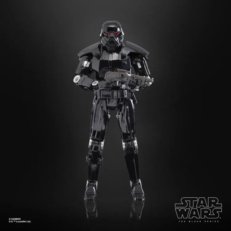 Hasbro Star Wars Black Series The Mandalorian #28 Deluxe Dark Trooper 6 Inch Action Figure