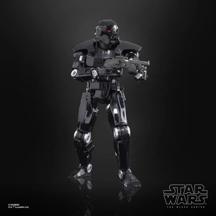 Hasbro Star Wars Black Series The Mandalorian #28 Deluxe Dark Trooper 6 Inch Action Figure