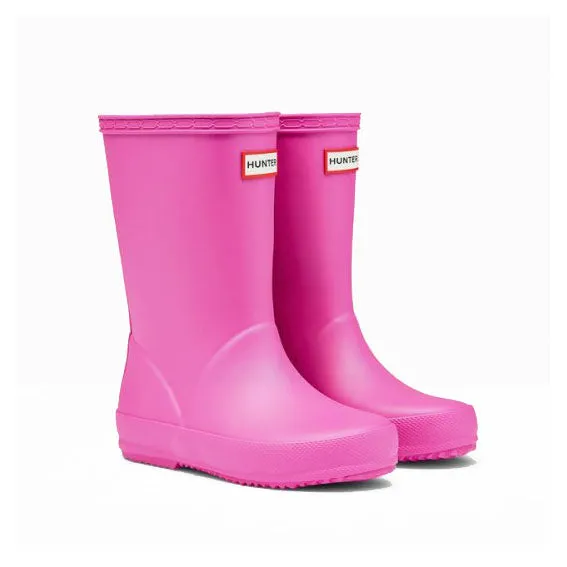 Hunter Kids First Classic Wellington Boot in Lipstick