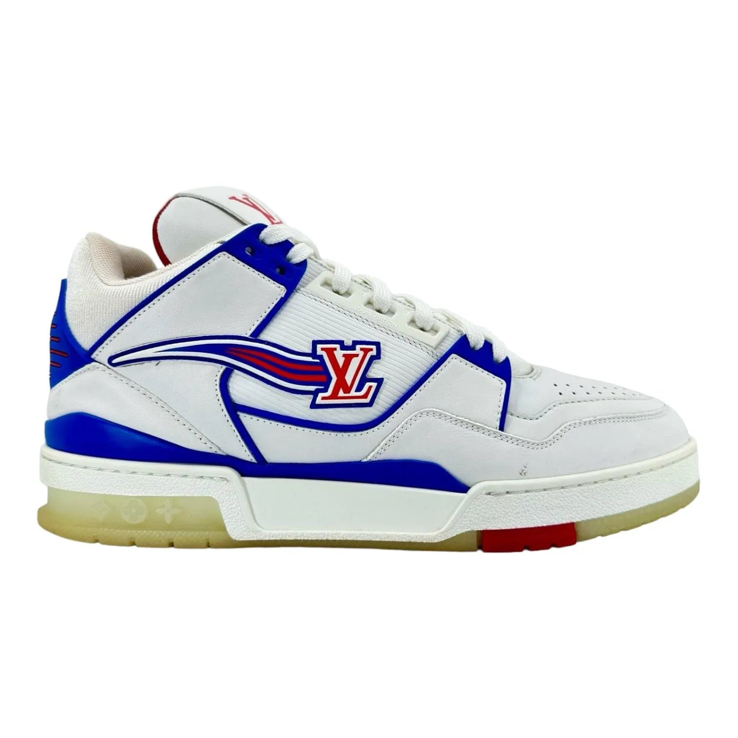 Louis Vuitton LV Trainer FW20 Red White Blue Pre-Owned