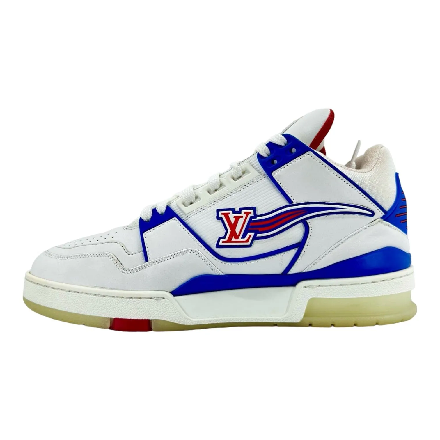 Louis Vuitton LV Trainer FW20 Red White Blue Pre-Owned