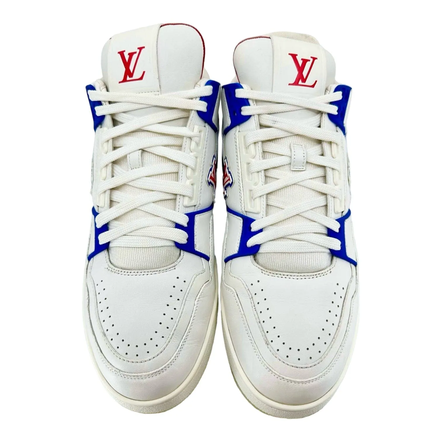 Louis Vuitton LV Trainer FW20 Red White Blue Pre-Owned