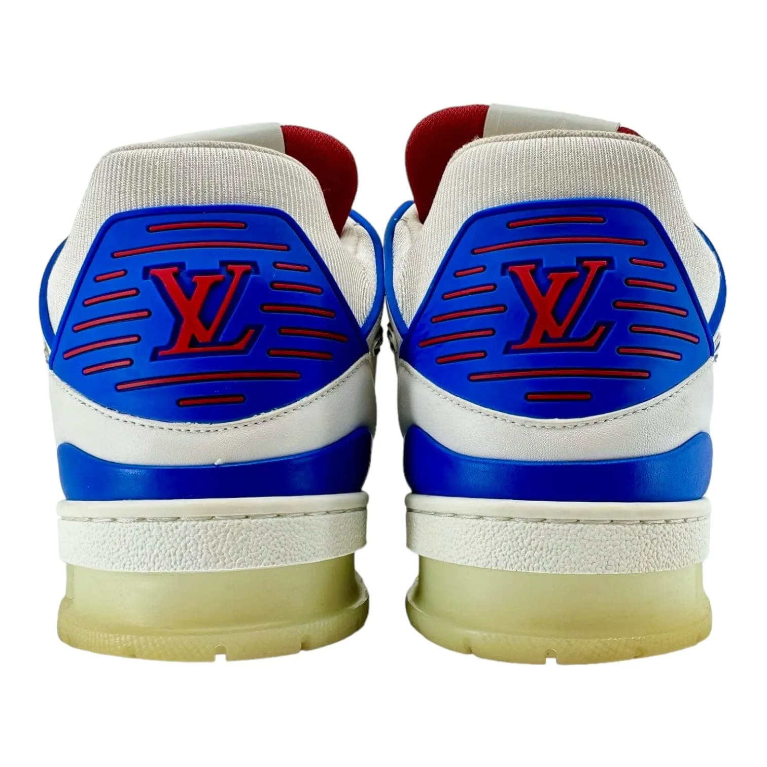 Louis Vuitton LV Trainer FW20 Red White Blue Pre-Owned