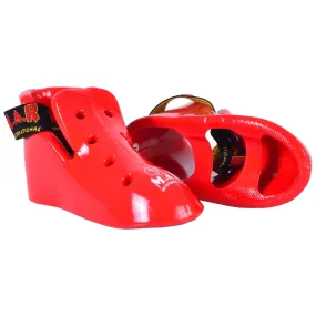 MAR-163A | Red Dipped Foam Kick Boots