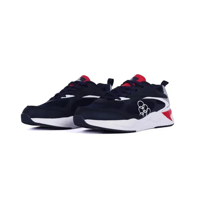 Olympic Men's Warrior Road Running Shoes - Navy/Red (31.ODW995M)