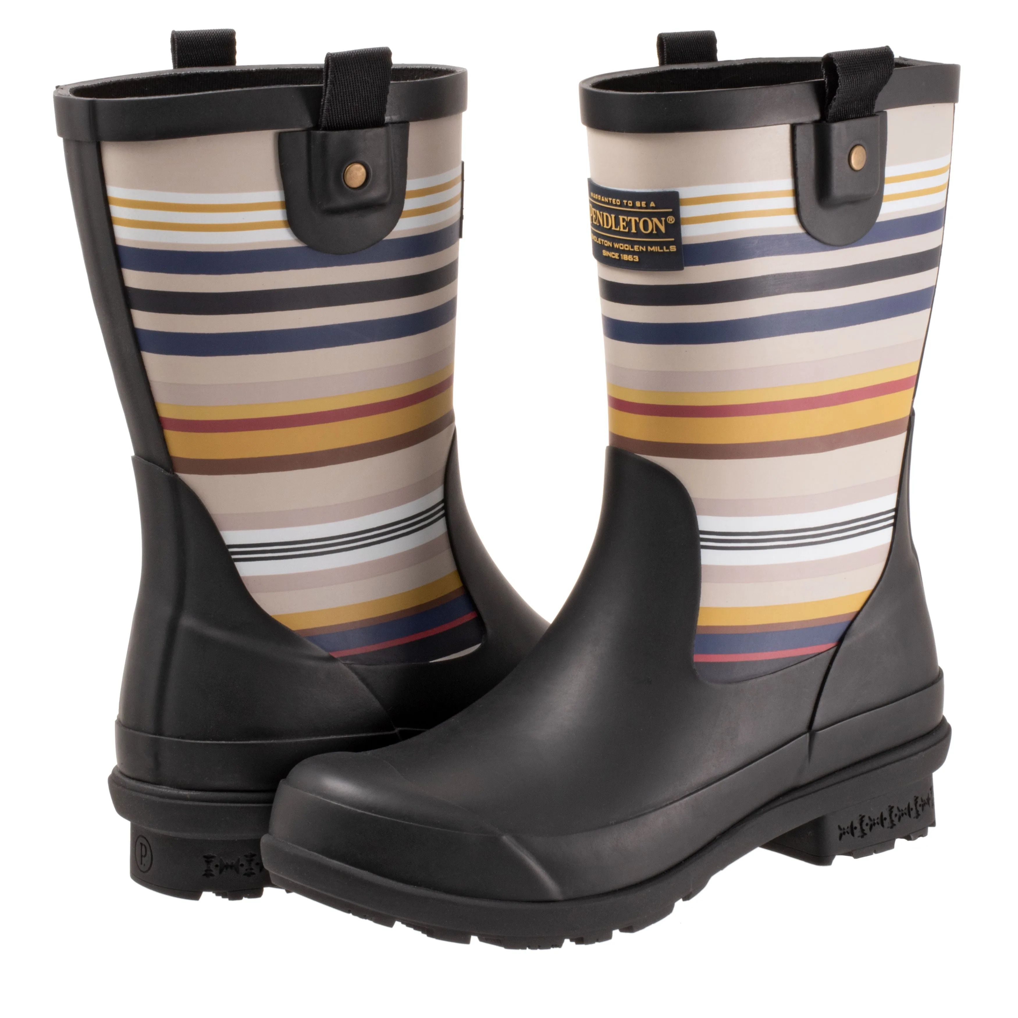 Pendleton Women's Black Bridger Mid Rain Boot