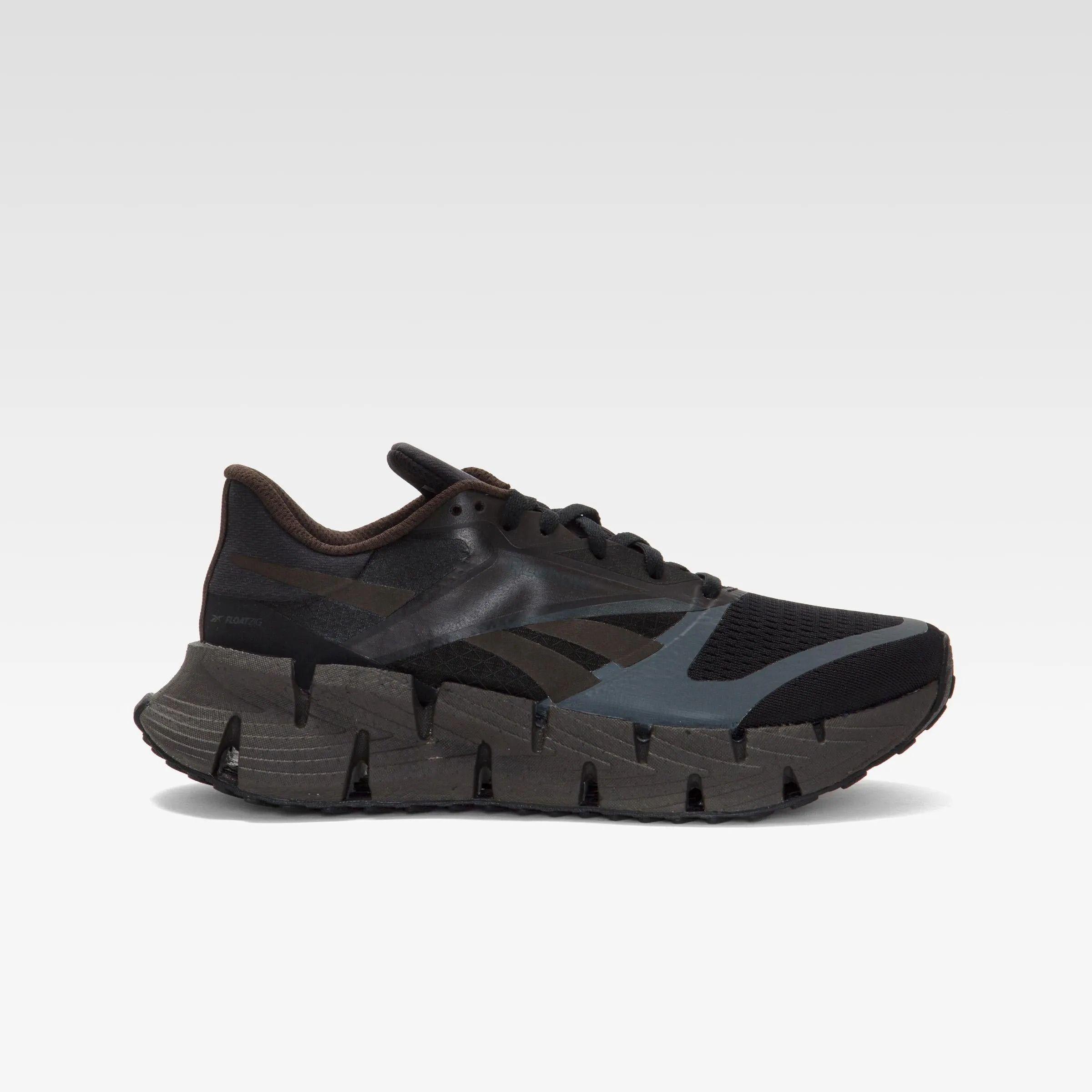 Reebok Footwear Men FloatZig 1 Shoes BLACK/DARK MATTER/GREY 6