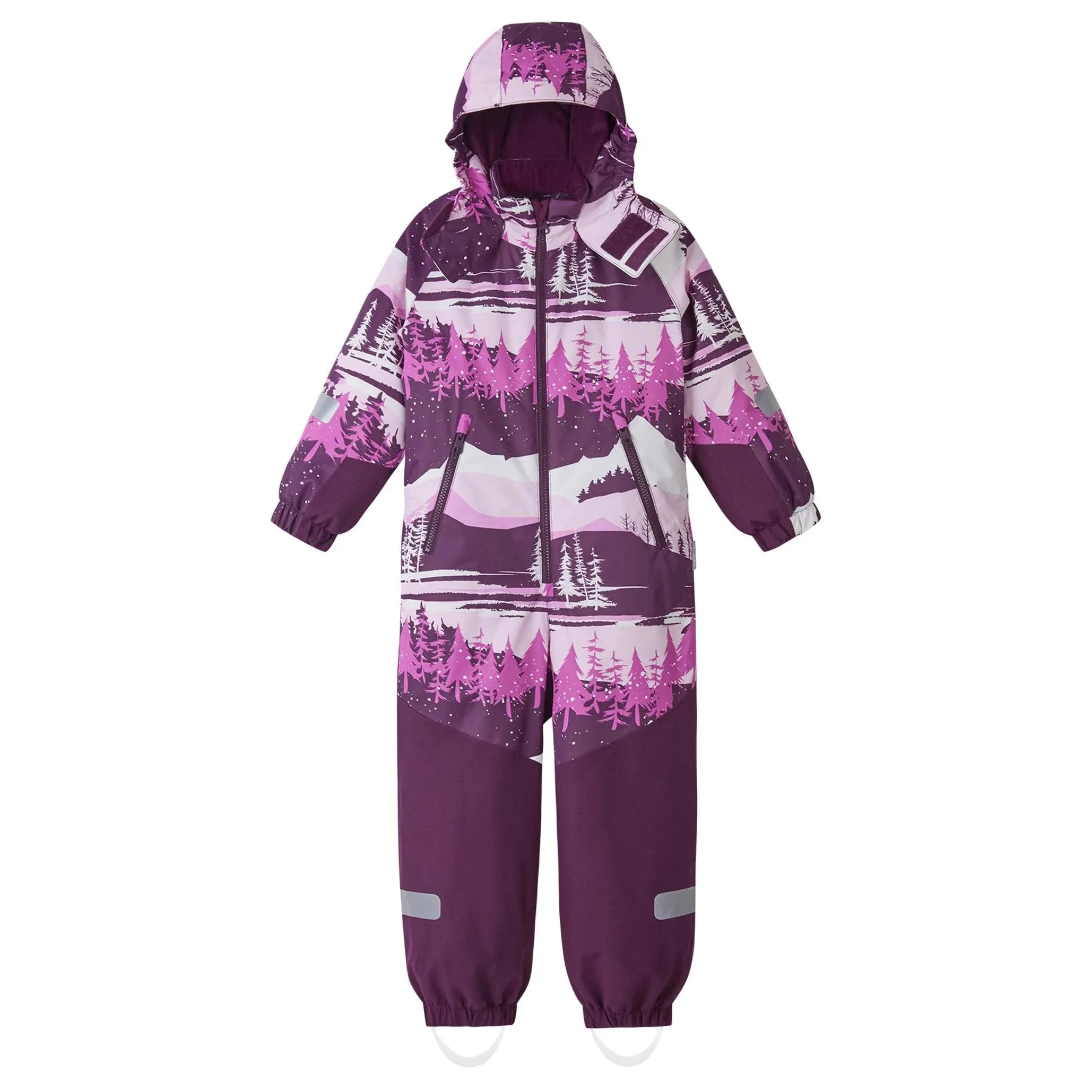 Reima Kurikka Kids Ski Suit Deep Purple