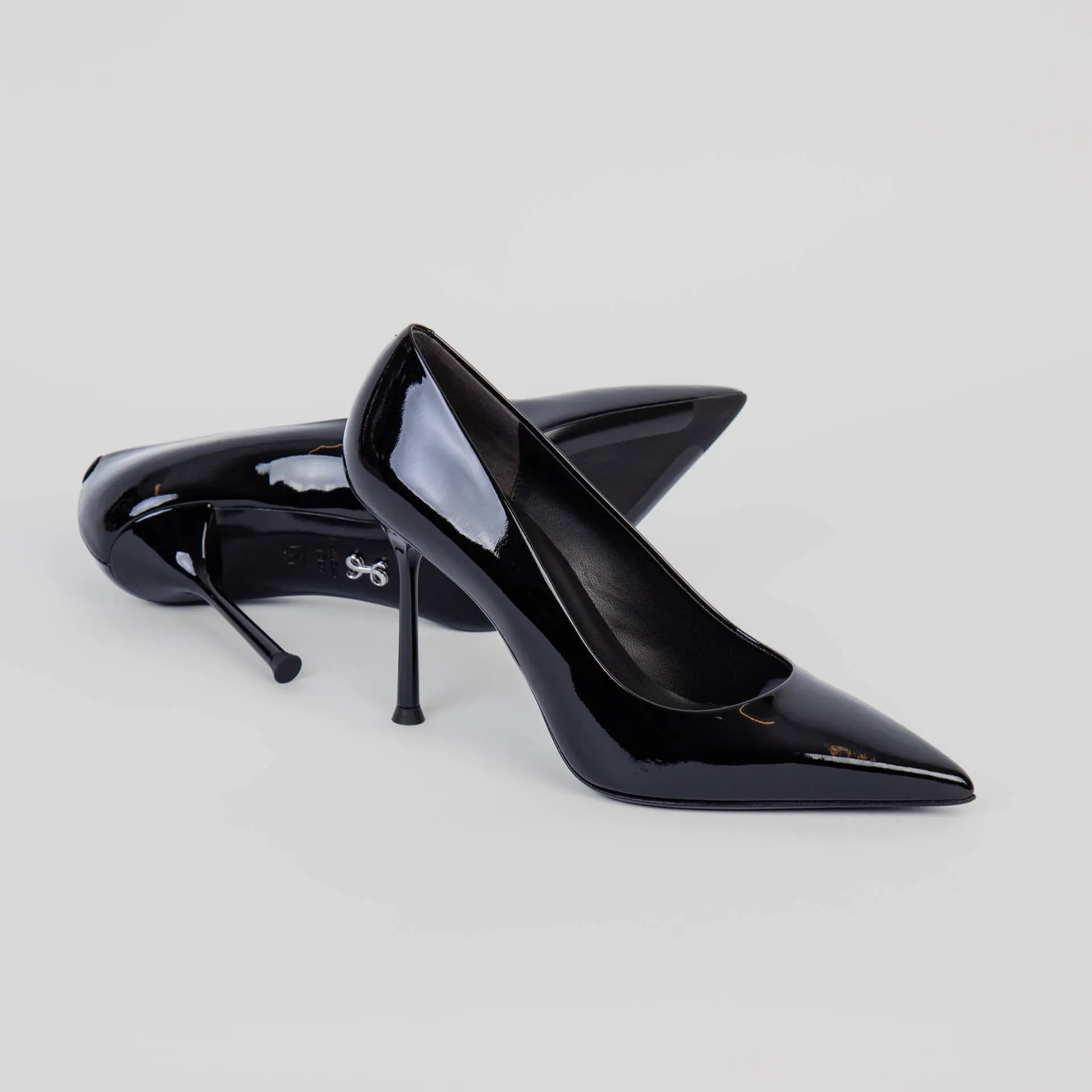 SERGIO LEVANTESI PUMPS MUSA24 PAINT NERO BLACK