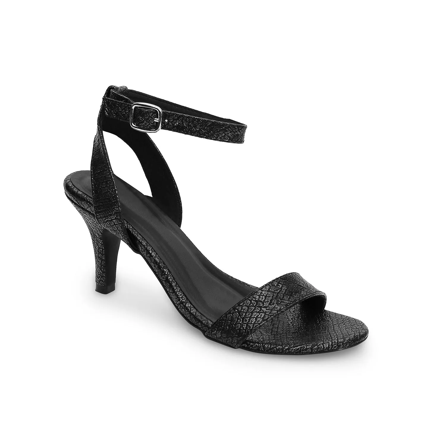 Tao Paris Flo 10010-03 Solid Black Sandals