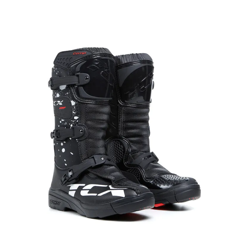 TCX Comp-Kid Boot Black/Black/White