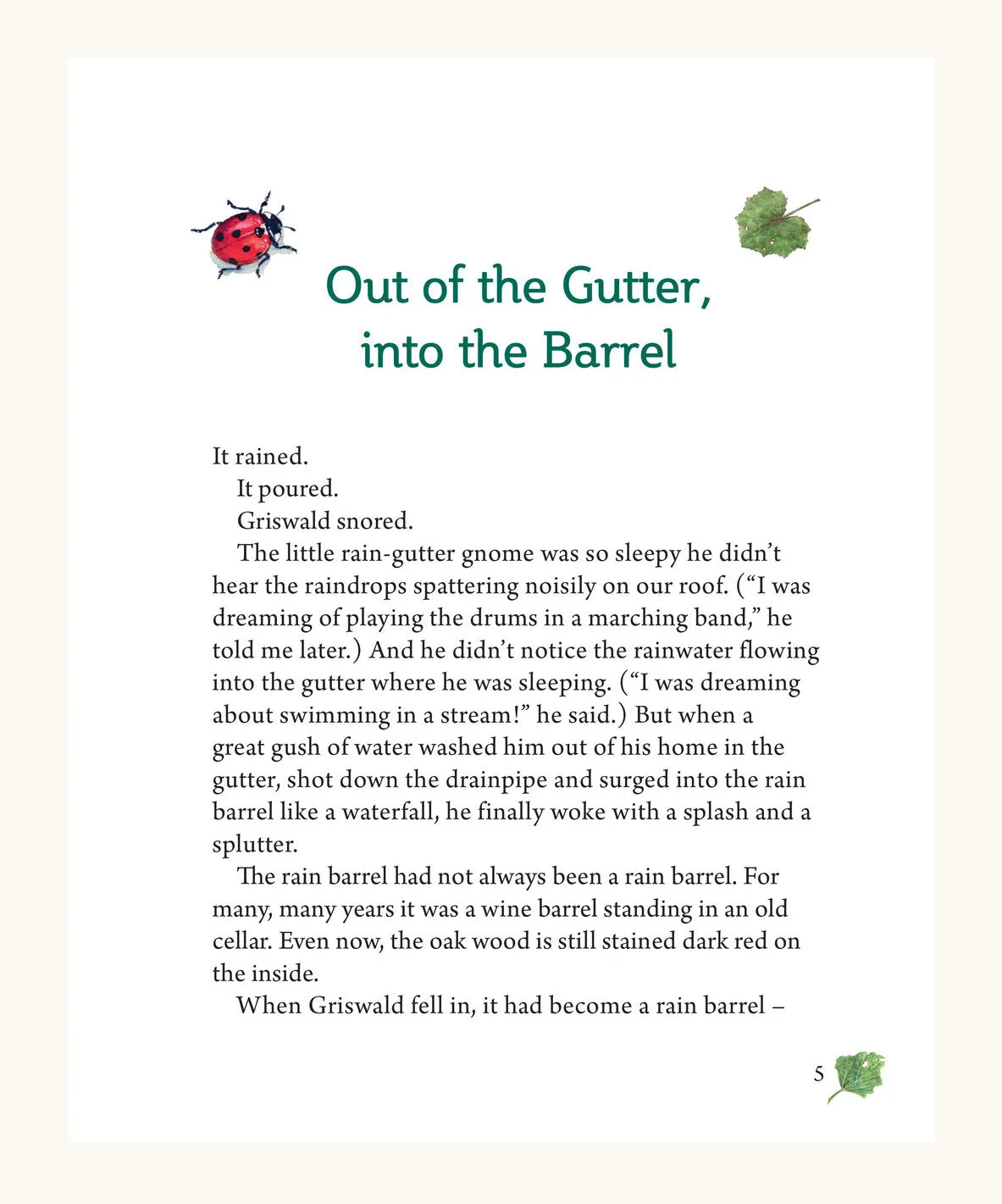 The Garden Adventures Of Griswald The Gnome by Daniela Drescher