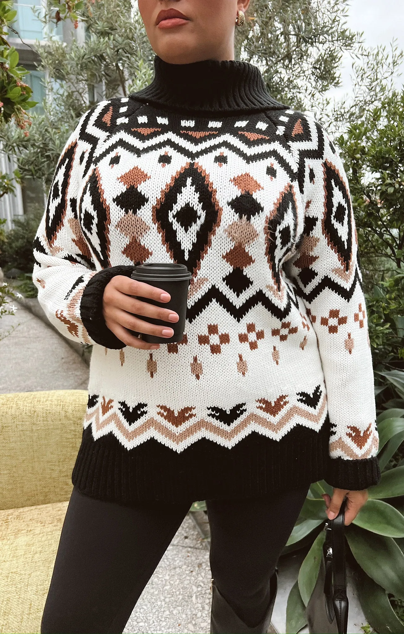 Vail Sweater ~ Neutral Faire Isle