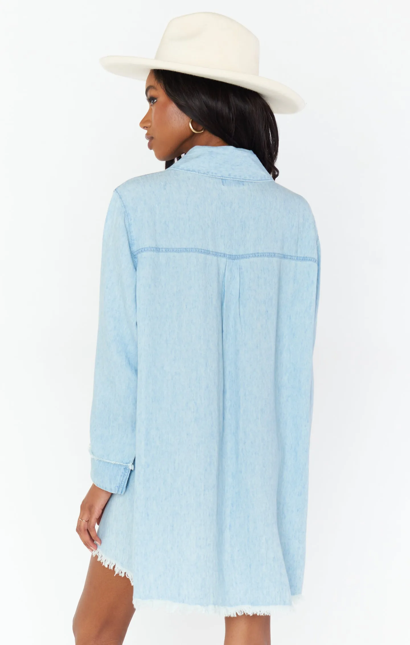 Wilmington Shirt Dress ~ Light Chambray