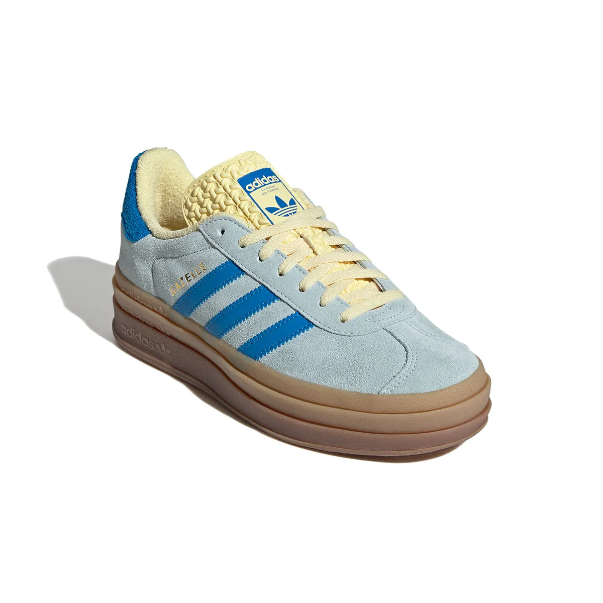 Wmns Gazelle Bold 'Almost Blue Yellow'