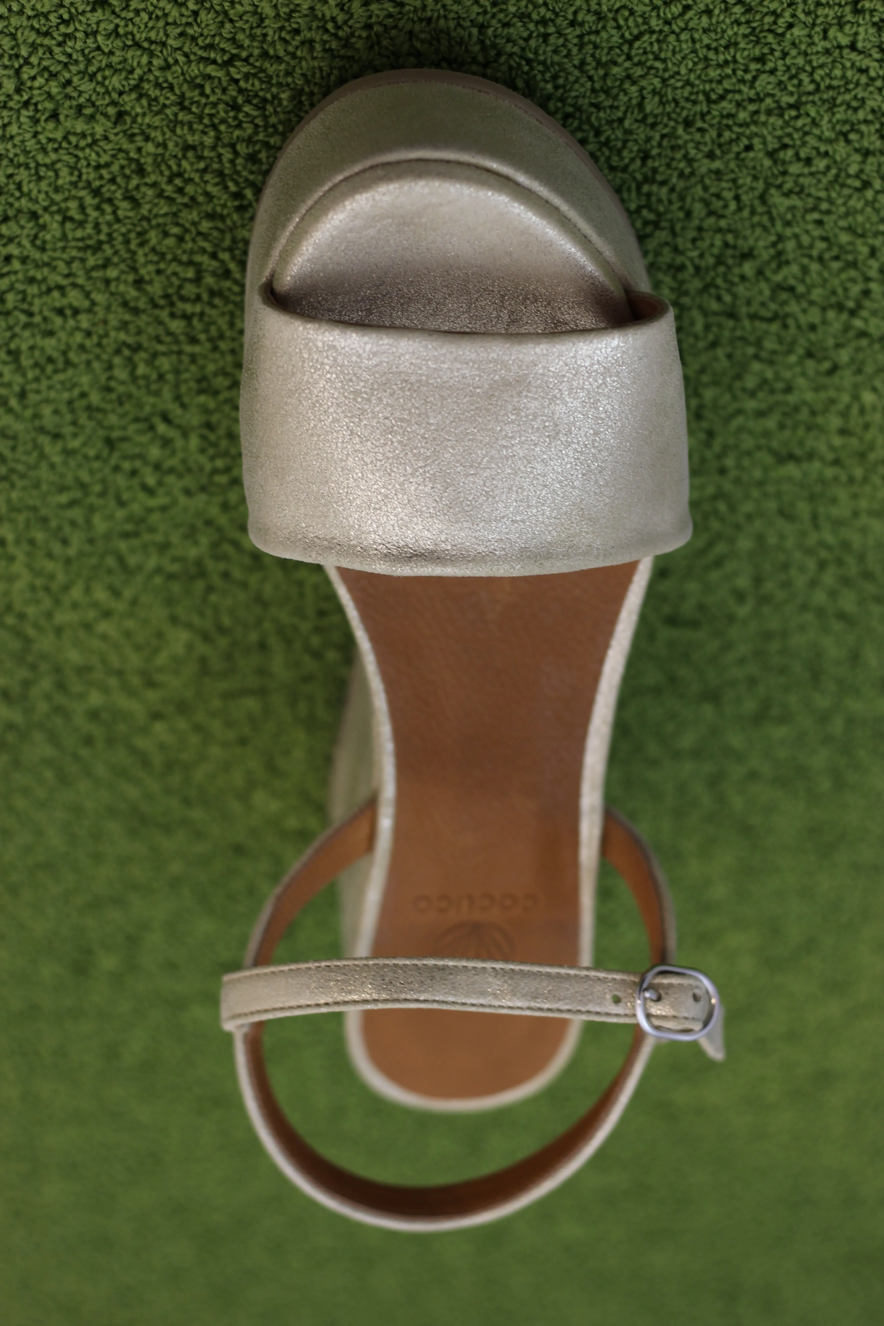 Women's Lauren Sandal - Champan Metallic Leather